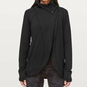 Lululemon Rulu Rally Wrap Modal Jacket in Black - Size 4